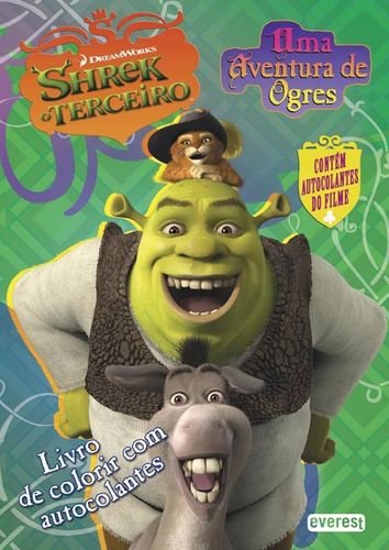 Shrek Terceiro. Uma Aventura De Ogres. Livro De Colorir Com Autocolantes Books