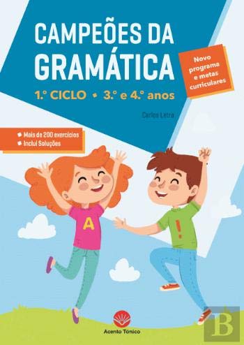 Campeões da Gramática - 1.º Ciclo - 3.º e 4.º Anos (Portuguese Edition) Carlos Letra book