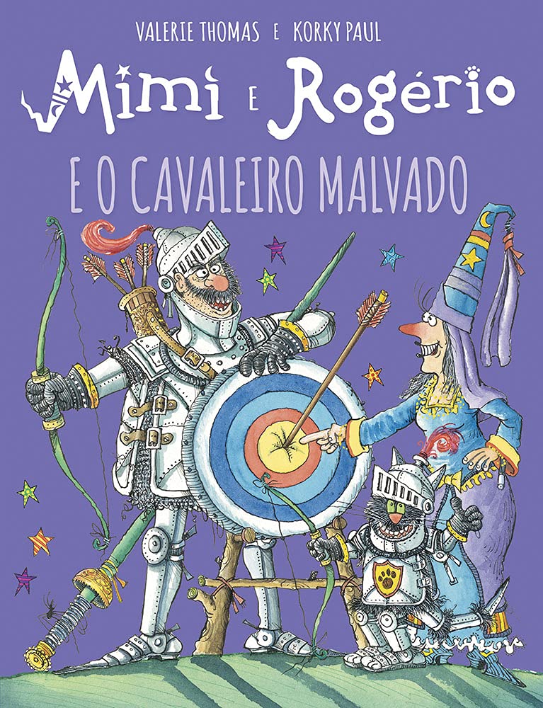 Mimi e Rogério e o Cavaleiro Malvado (Portuguese Edition) Valerie Thomas e Korky Paul book