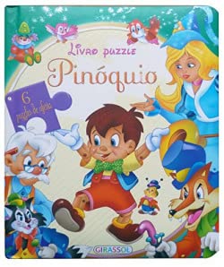 Livro Puzzle Pinóquio book