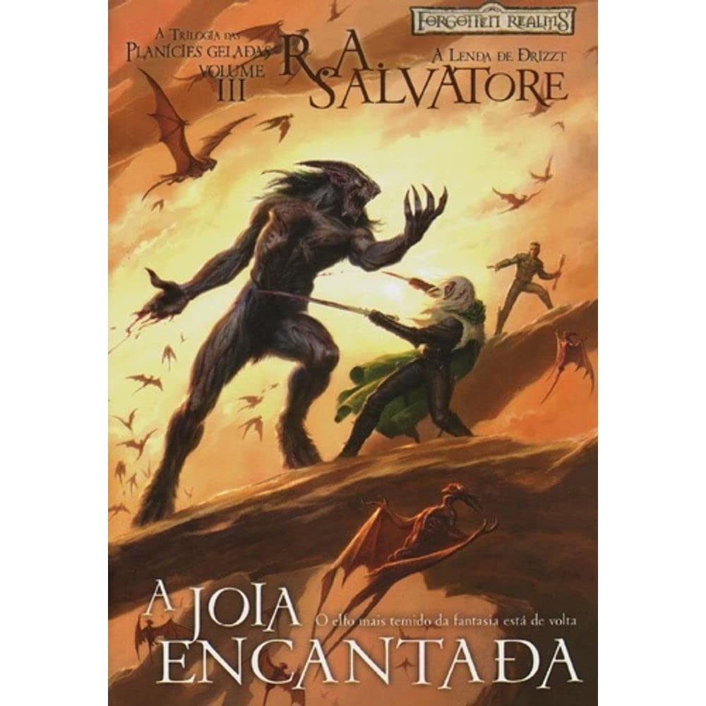 A Joia Encantada A Trilogia das Planícies Geladas - Volume III (Portuguese Edition) R. A. Salvatore book