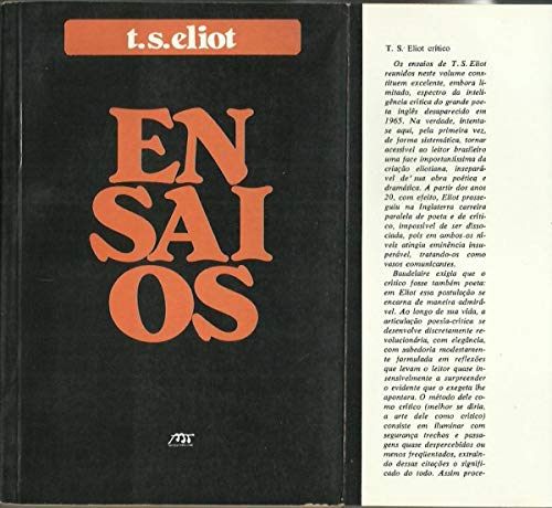 Ensaios Escolhidos (Portuguese Edition) T. S. Eliot book