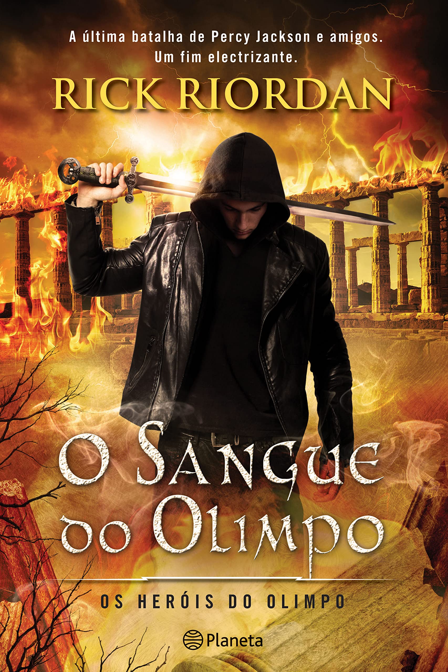 O Sangue do Olimpo (Portuguese Edition) Rick Riordan book