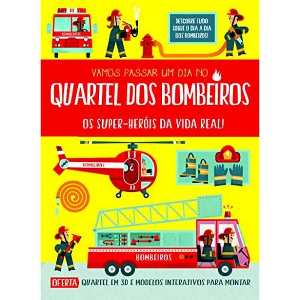 Vamos Passar um Dia no Quartel dos Bombeiros (Portuguese Edition) Chris Oxlade book