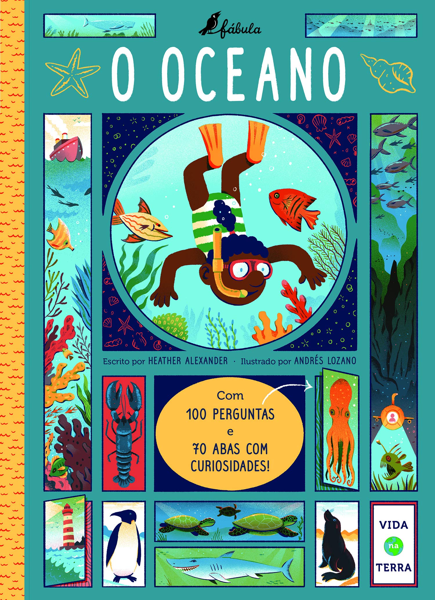 Vida na Terra: O Oceano (Portuguese Edition) Books