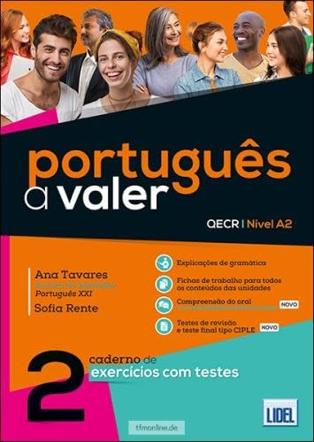 Português a Valer 2 - A2 - Caderno de Exercícios: Caderno de Exercícios com Testes Foreign Languages ​​& Dictionaries
