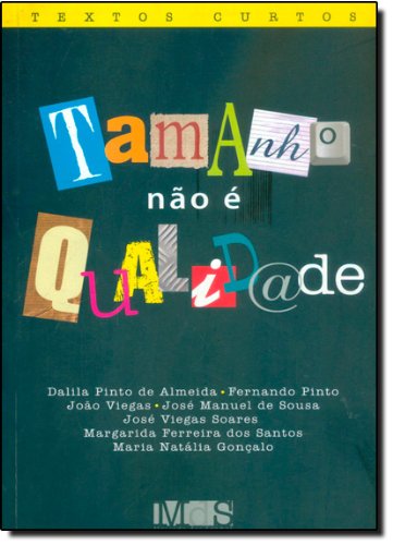 Tamanho Não É Qualidade Portuguese Edition Vários Books