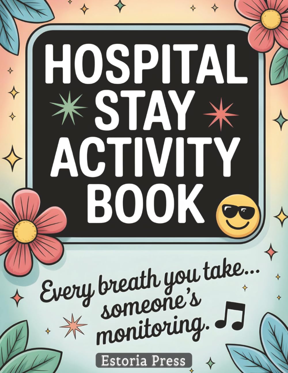 Hospital Stay Activity Book: Fun Recovery Games & Relaxing Puzzles for Adults | Unique Surgery Gifts, Bed Rest Entertainment & Get Well Soon Care Ideas Health, Nutrition & Fitness