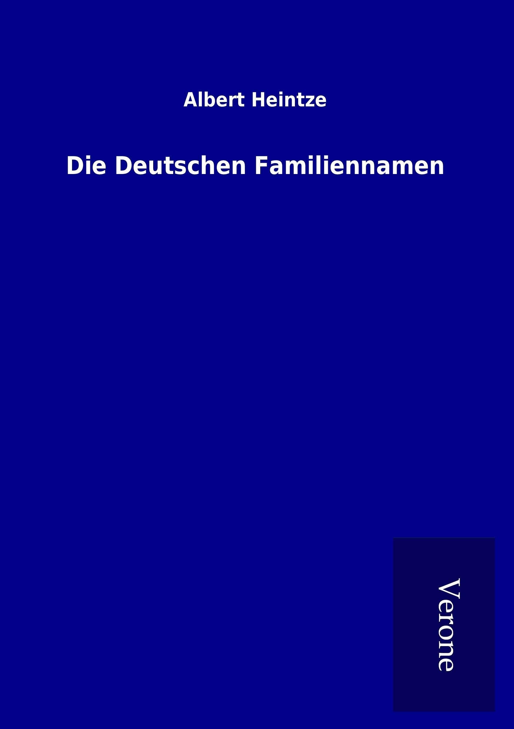 Die Deutschen Familiennamen Law