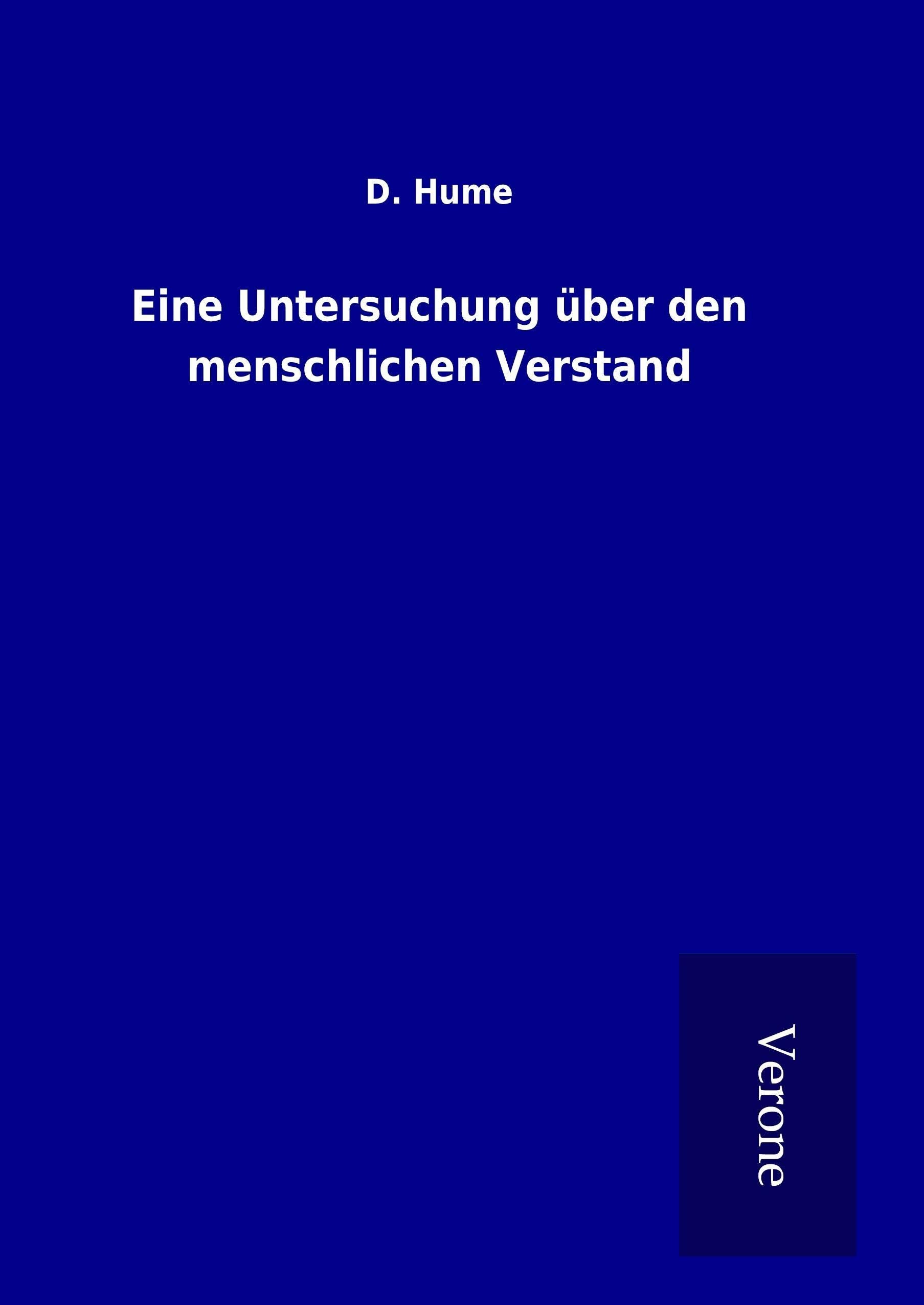 Eine Untersuchung über den menschlichen Verstand Philosophy