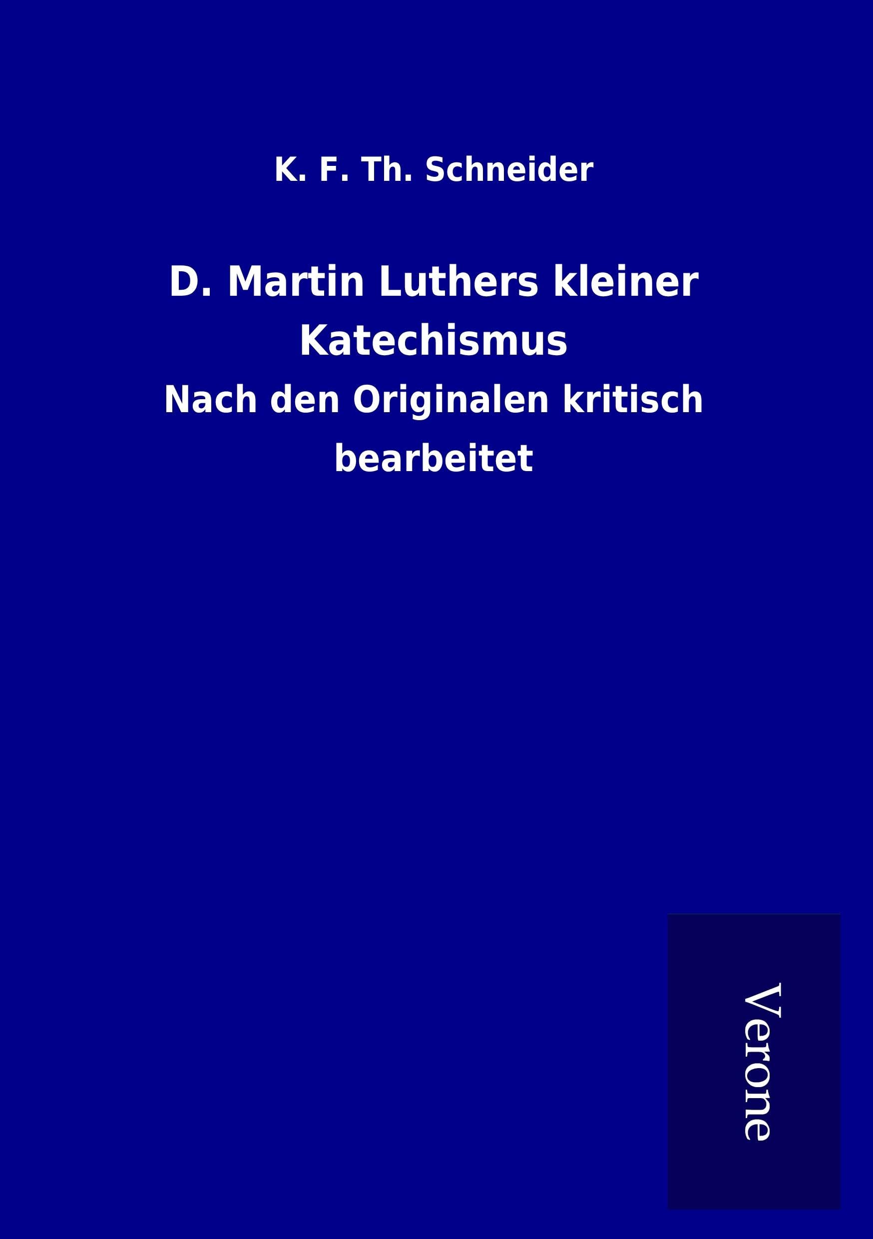 Product Image: D. Martin Luthers kleiner Katechismus