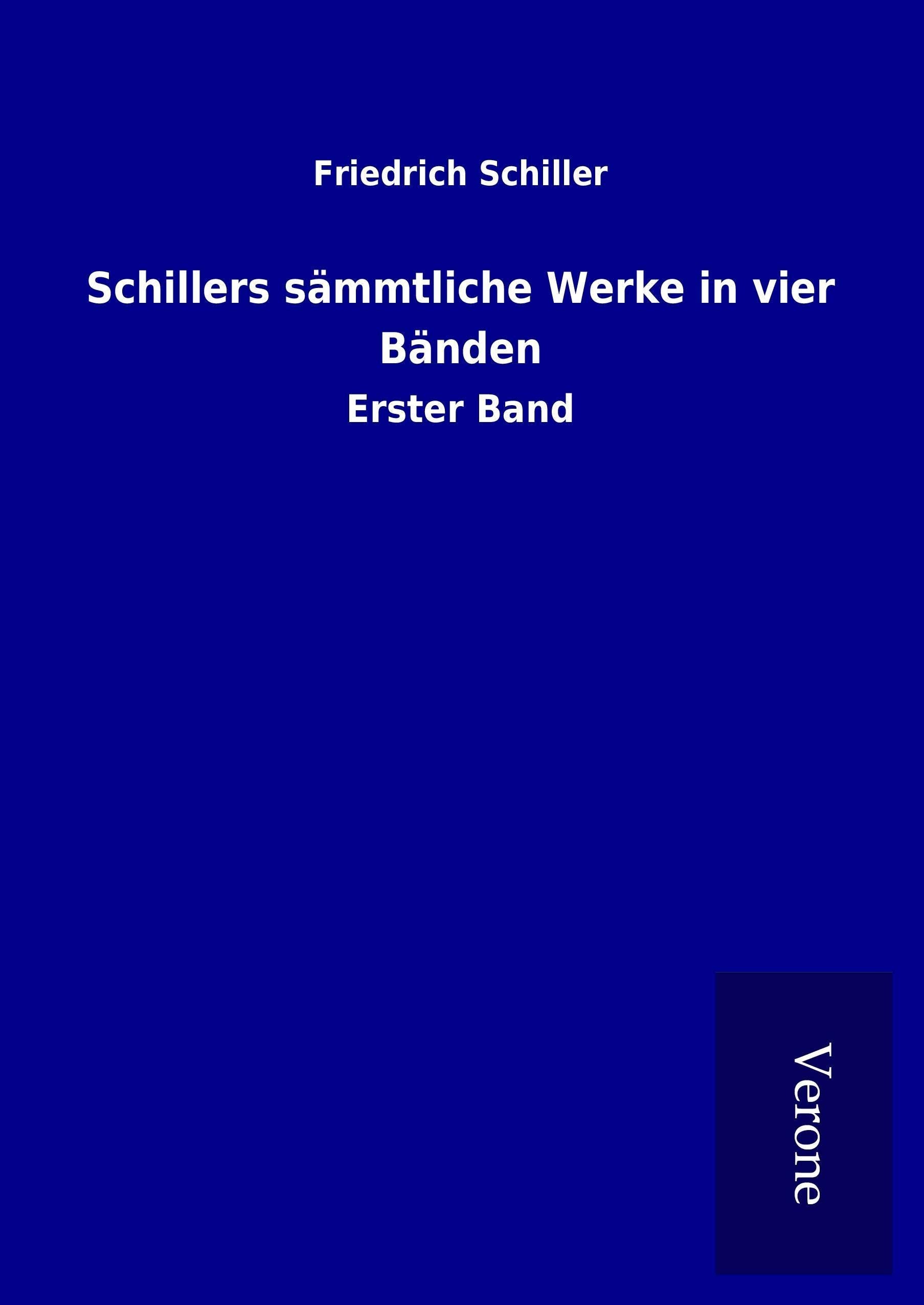 Schillers sämmtliche Werke in vier Bänden Books