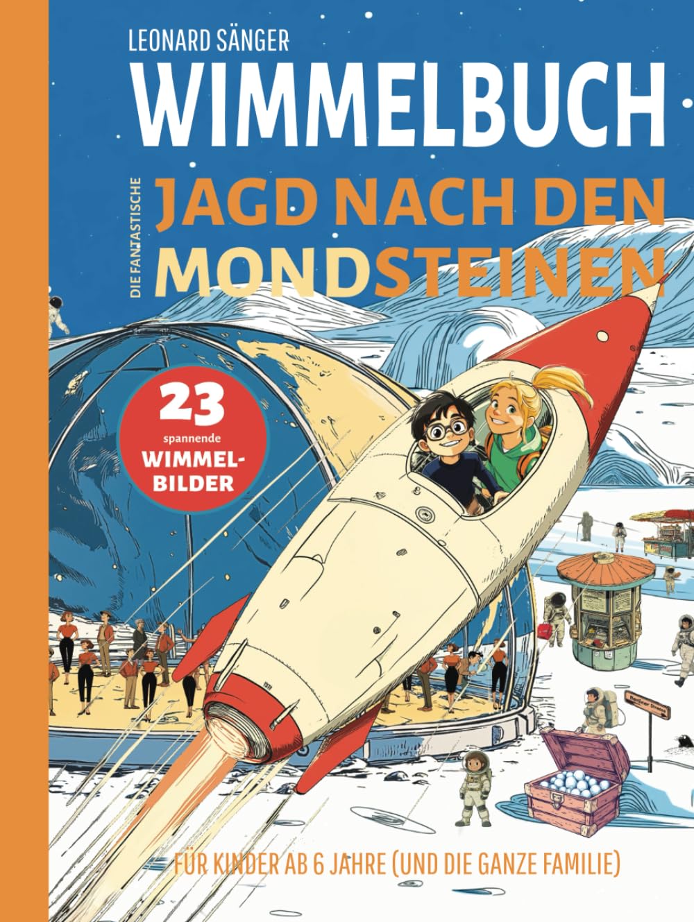Wimmelbuch: Die fantastische Jagd nach den Mondsteinen - 23 spannende Wimmelbilder für Kinder ab 6 Jahre (und die ganze Familie) Manga