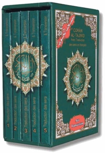 Coran Al-Tajwid: Avec traduction des sens en français. Coffret en 5 volumes book