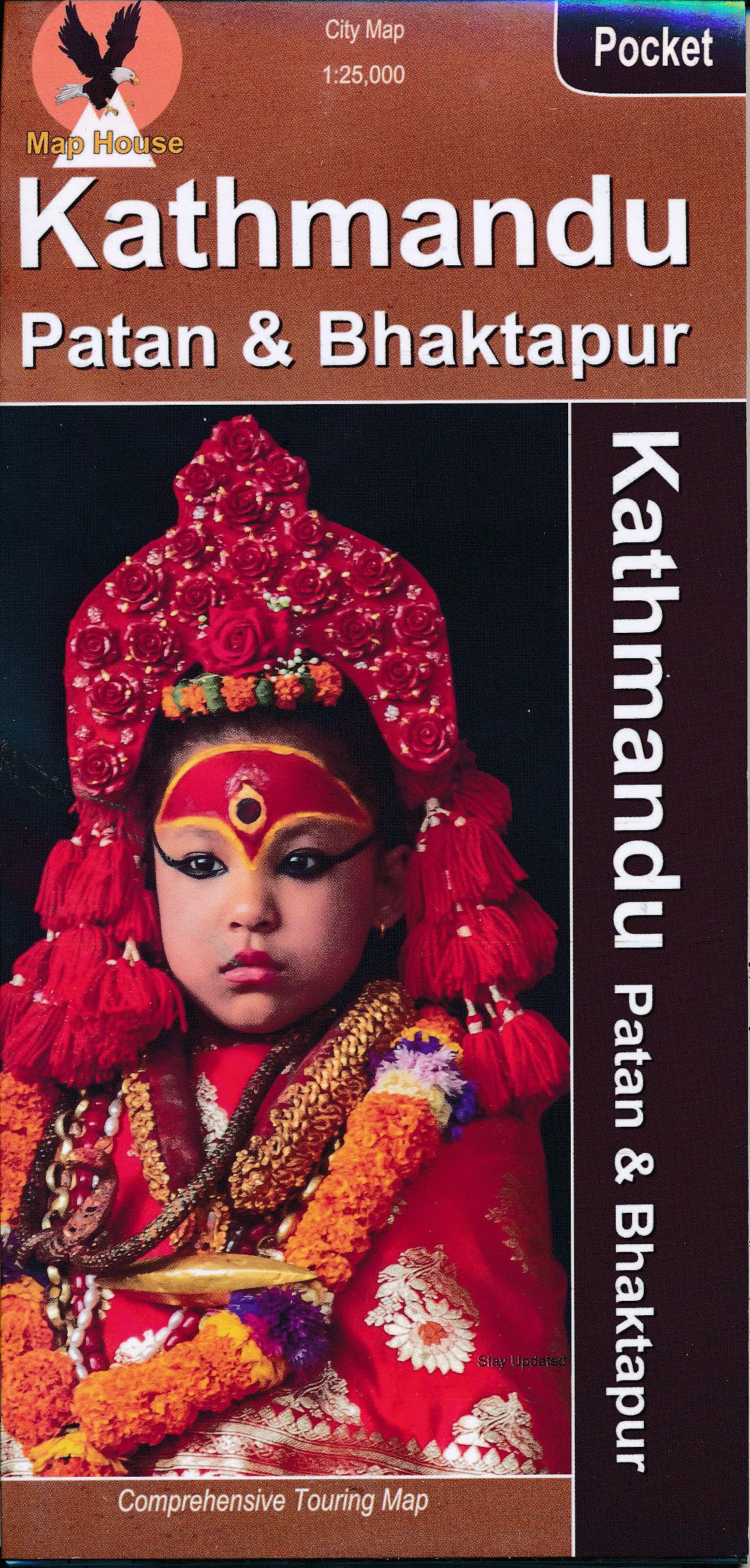 Pocket Map Kathmandu, Patan & Bhaktapur 1:25,000 Books
