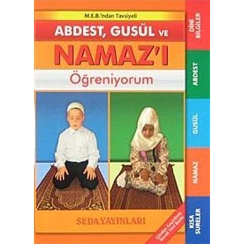 Abdest, Gusül ve Namaz Ögreniyorum Cep Boy Books