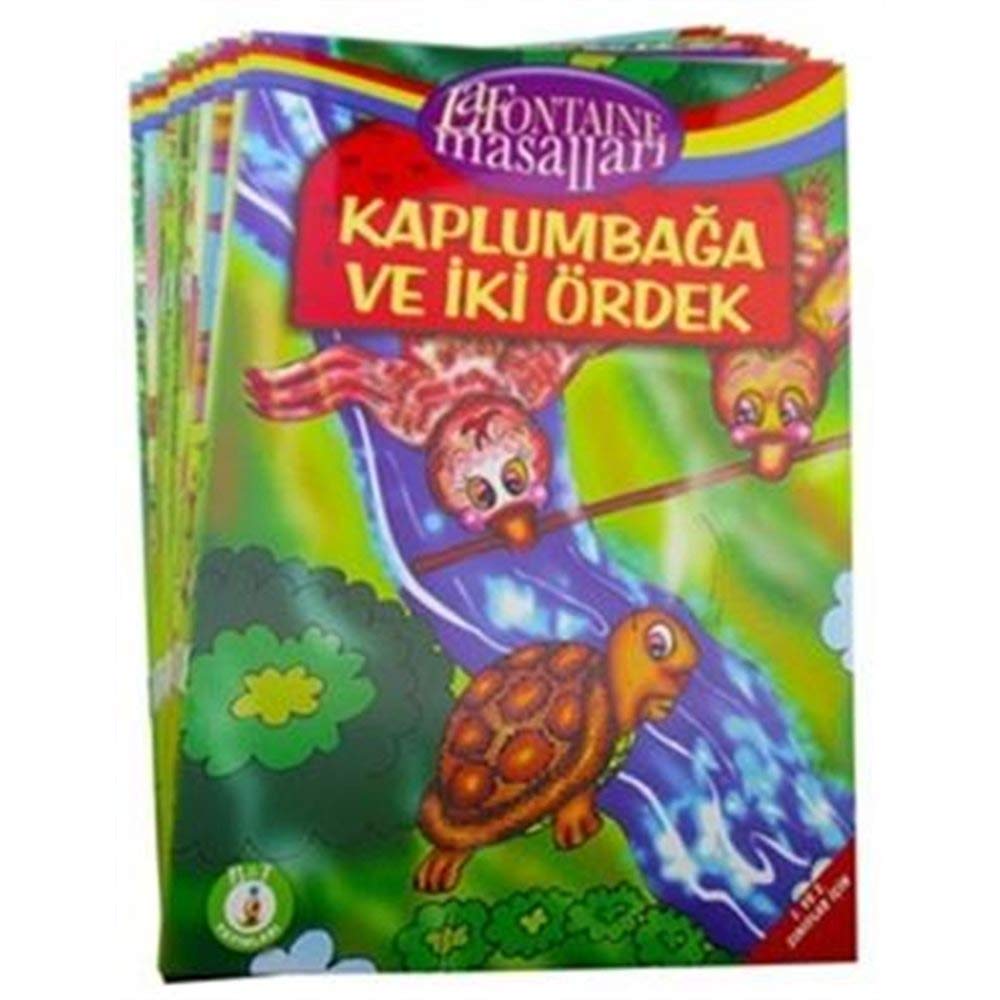 La Fontaine Masalları 1. ve 2. Sınıflar İçin (10 Kitap Takım - Büyük Boy) book