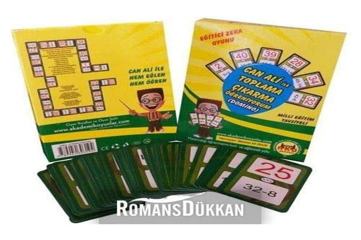 Eğitici Zeka Oyunu-Can Ali ile Toplama ve Çıkarma Öğreniyorum Domino Books