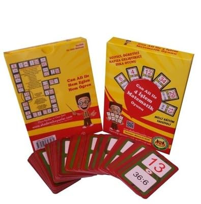 Eğitici Öğretici Hafıza Geliştirci Zeka Oyunu-Can Ali ile 4 İşlem Matematik Oyunu Books
