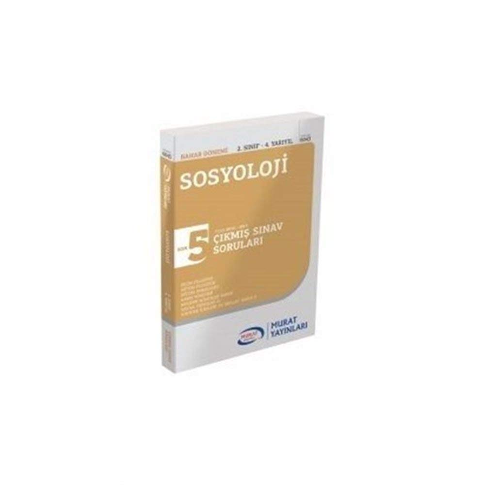 Sosyoloji 2. Sınıf 4. Yarıyıl Çıkmış Sınav Soruları Son 5 Yılın Çıkmış Sınav Soruları (2013-2017) Bahar Dönemi (6043) Books