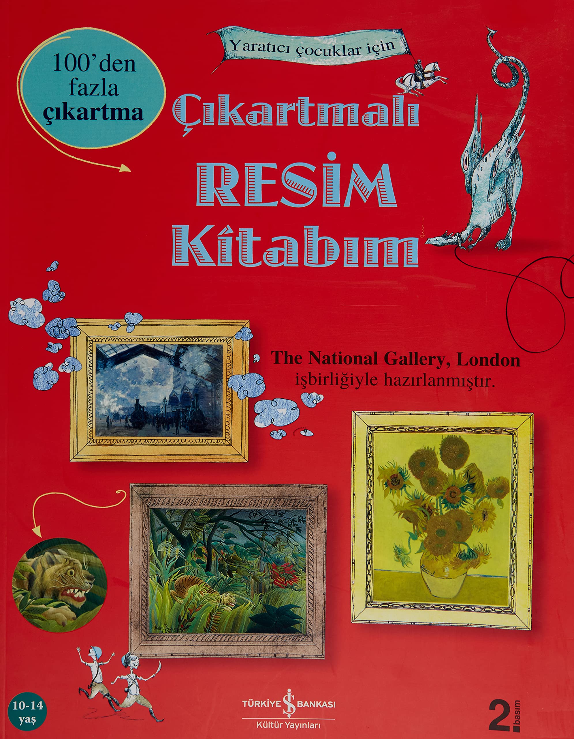 Yaratıcı Çocuklar İçin Çıkartmalı Resim Kitabım: 100'den Fazla Çıkartma Contemporary literature