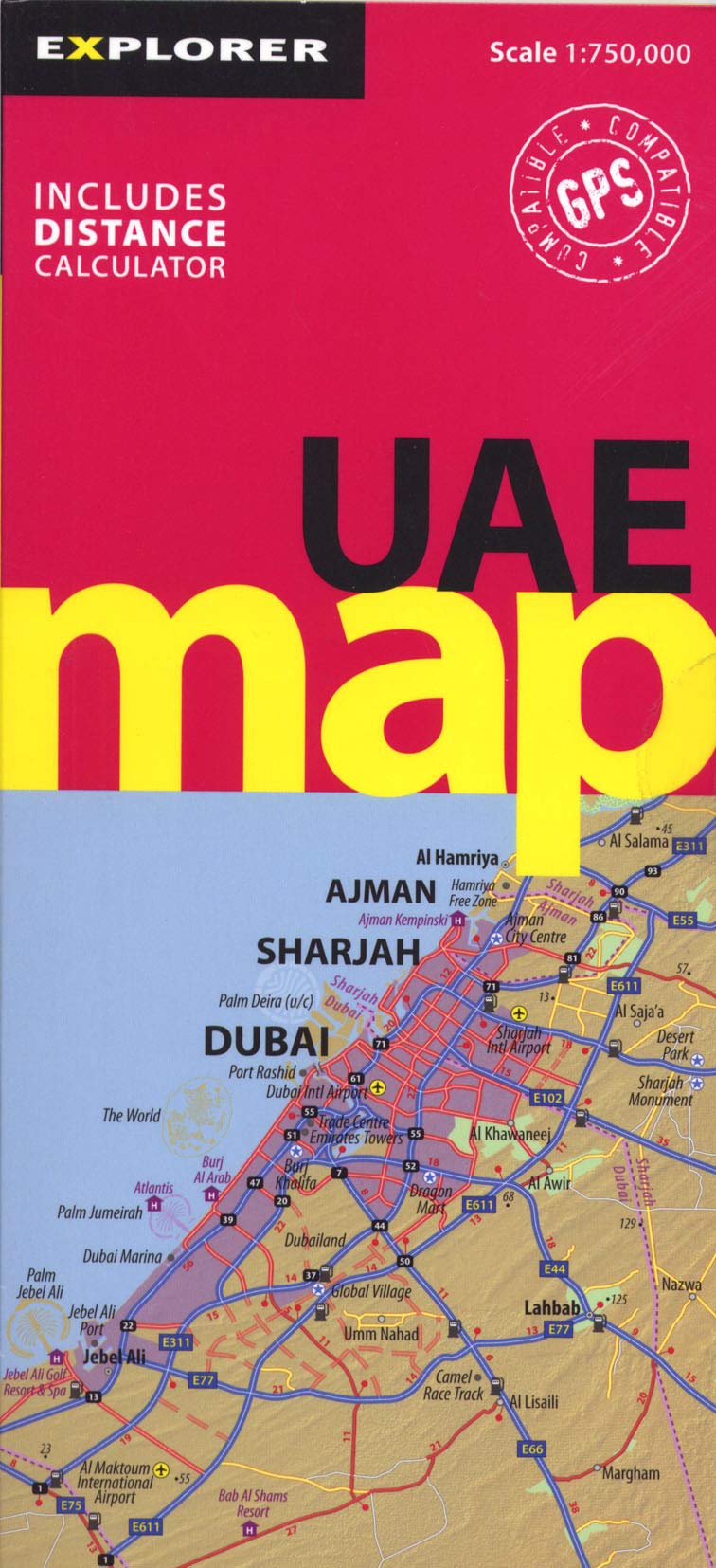 UAE Country Map: Uae_cym_4 (Country Maps) Leisure, Home & Garden
