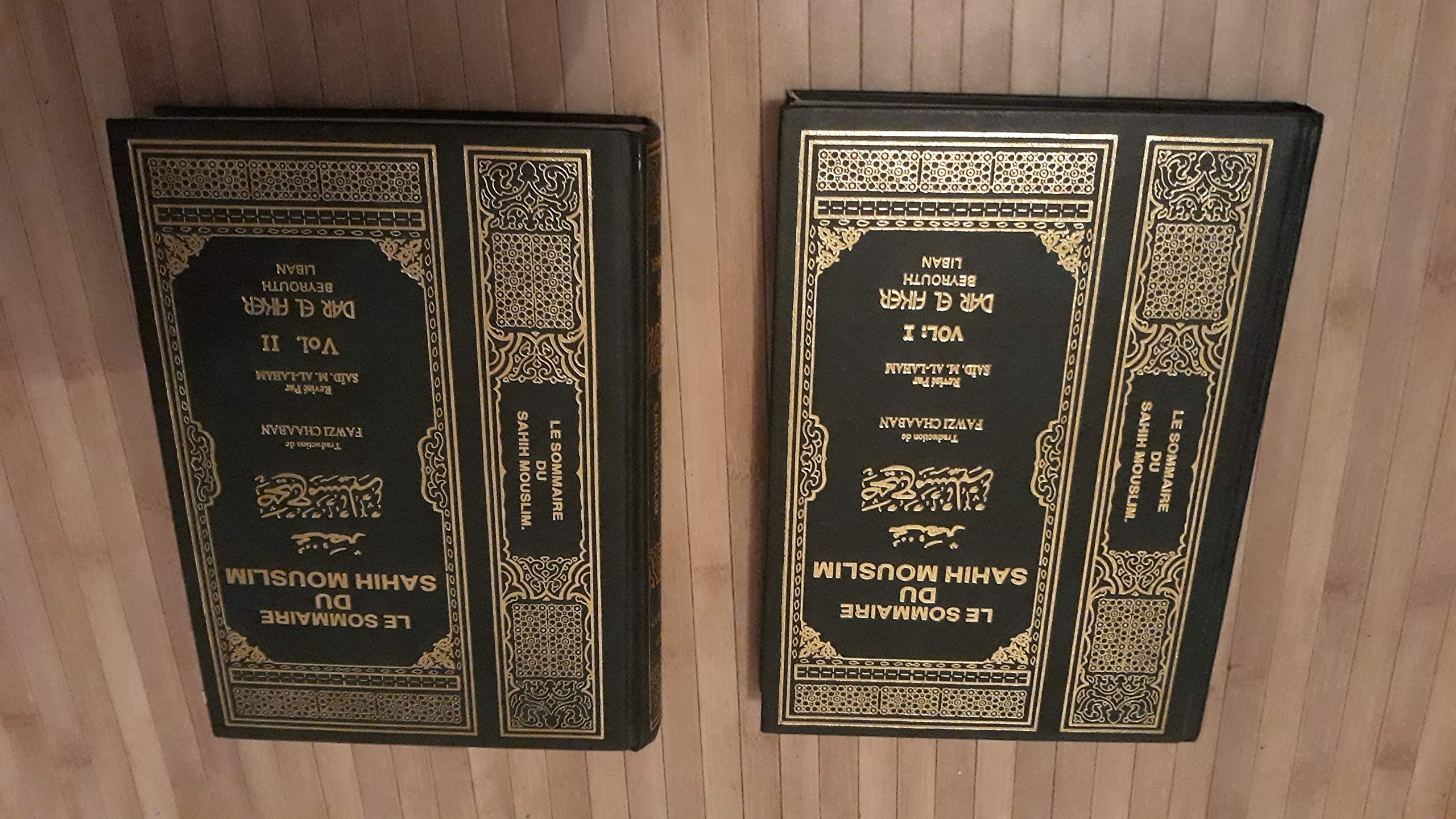 Le sommaire du sahih mouslim 02 VOLUMES (ARABE - FRANCAIS ) book
