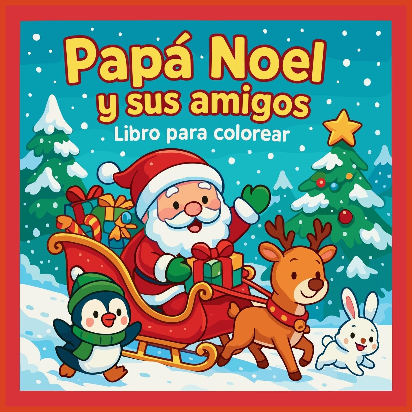 Papá Noel y sus amigos - Libro para colorear Non-fiction