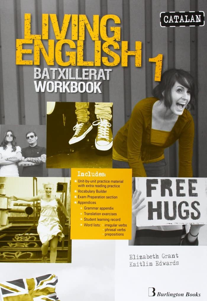 LIVING ENGLISH 1 BACH WB CATALAN ED.14 Burlington Books book