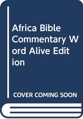 Africa Bible Commentary Word Alive Edition Books