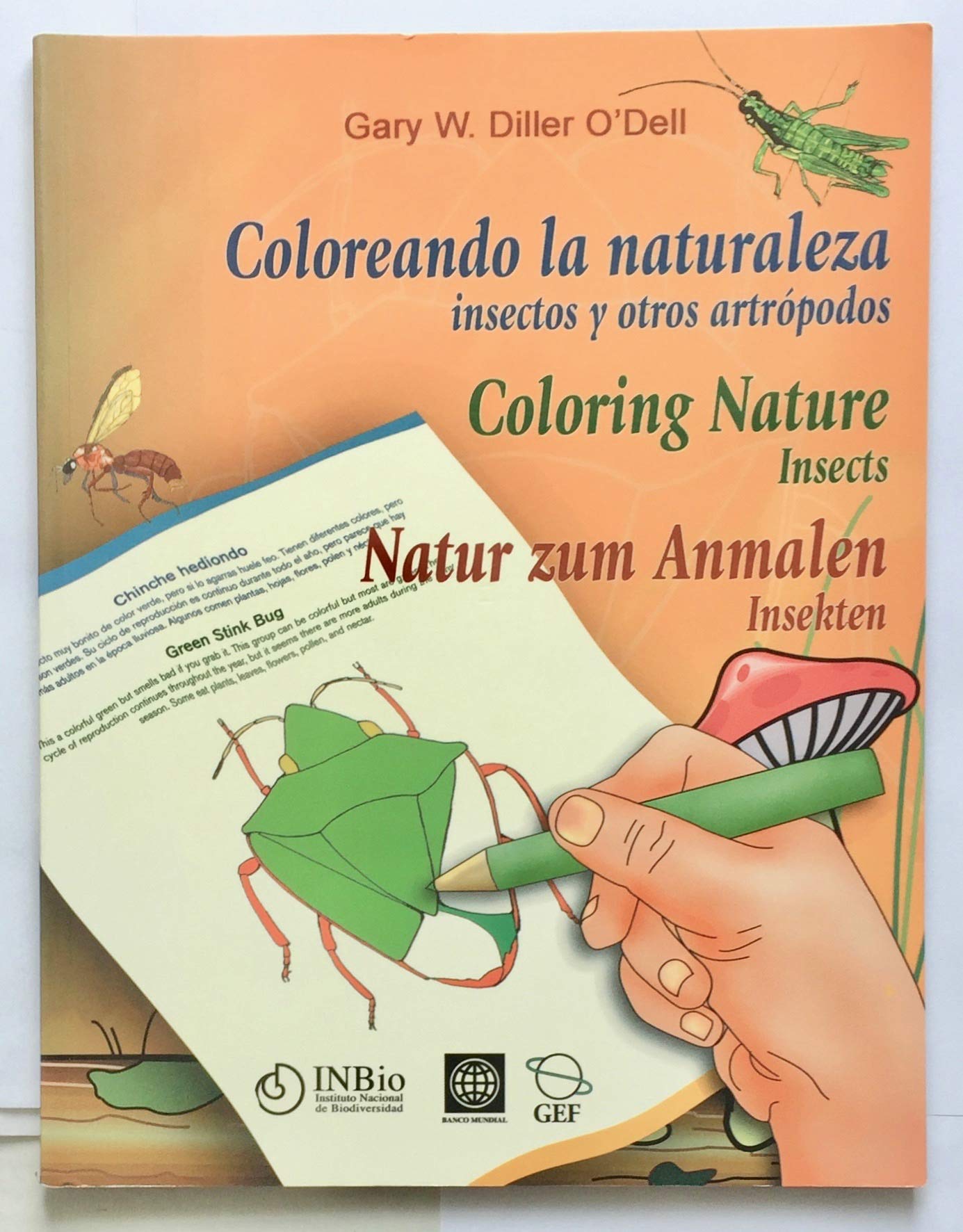 Coloreando la Naturaleza: Insectos y Otros Artropo Books