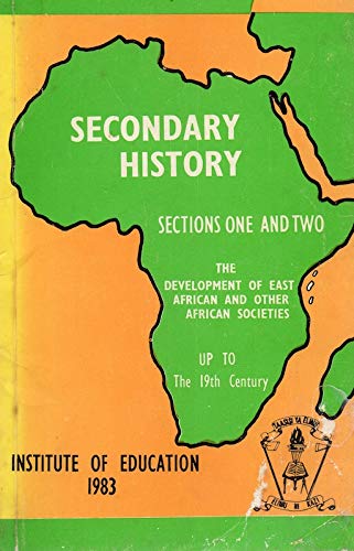 Development of African Societies up to the Nineteenth Century. Books