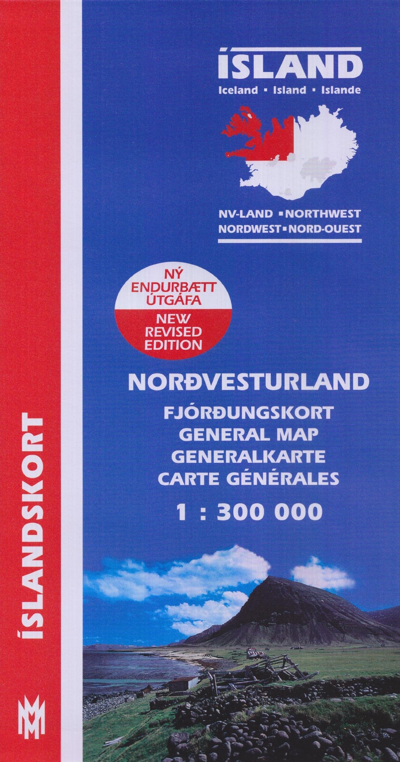 Island. Nordwest 1 : 300 000 Maps & Plans