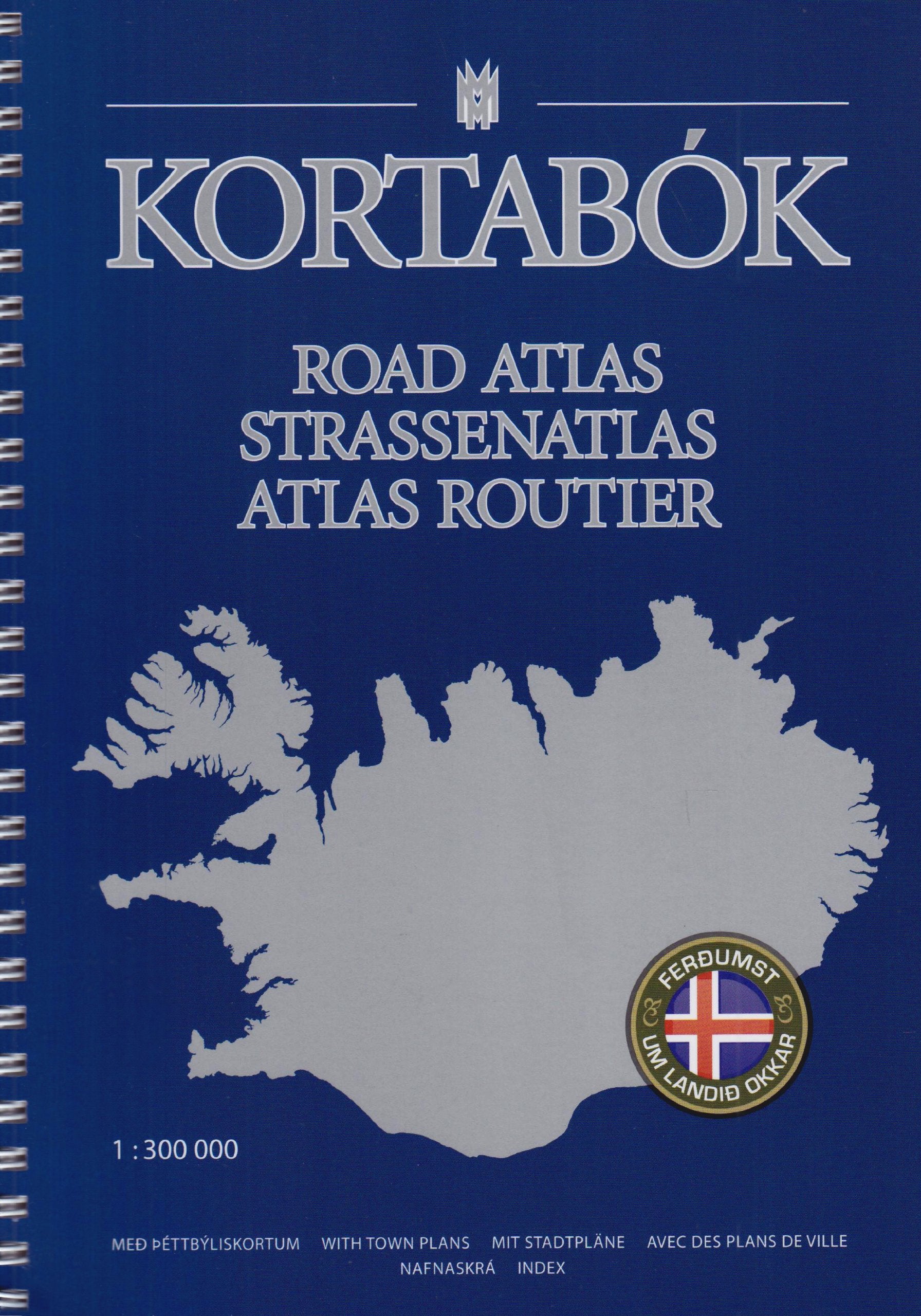 Island Road Atlas 1 : 300 000: mit Stadtplänen und Index Maps & Plans