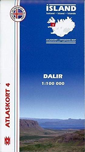 Atlaskort 04 Dalir 1 : 100 000 Maps & Plans