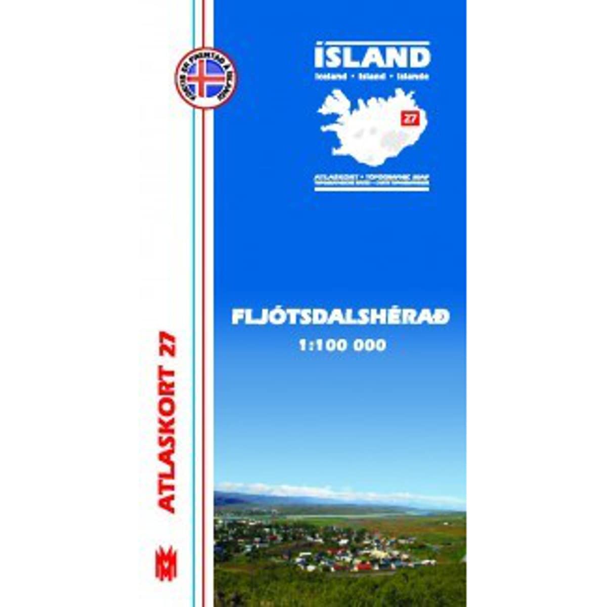 Atlaskort 27: Fljotsdalsherad 1:100.000 Maps & Plans