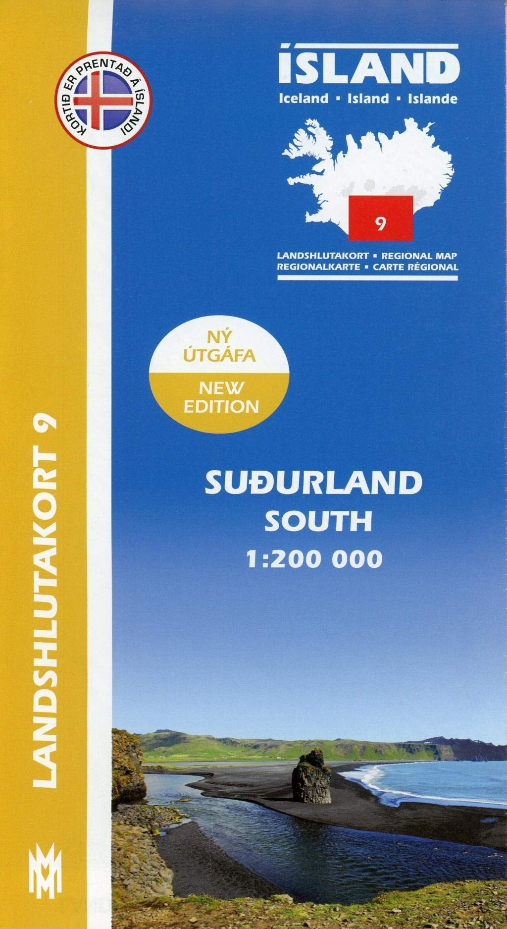 Sudurland South Iceland Map 1: 200 000: Regional map 9 Leisure, Home & Garden