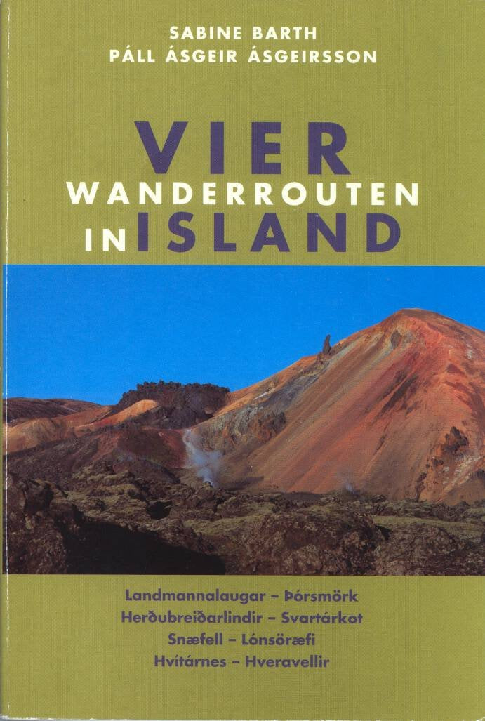 Vier Wanderrouten in Island - Pall Asgeir Asgeirsson book