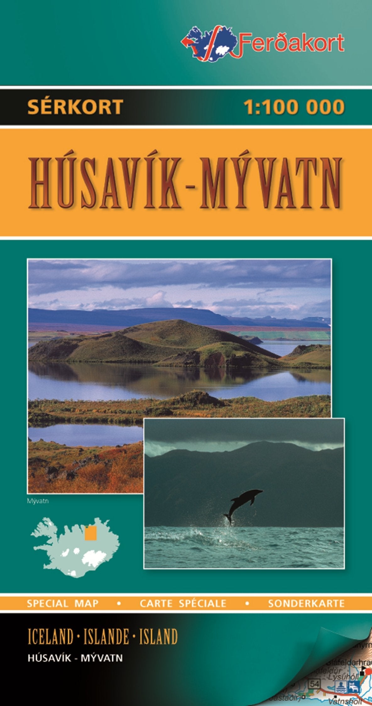Topographische Karte Island Husavik / Myvatn  1 : 100 000 Geology & Geography