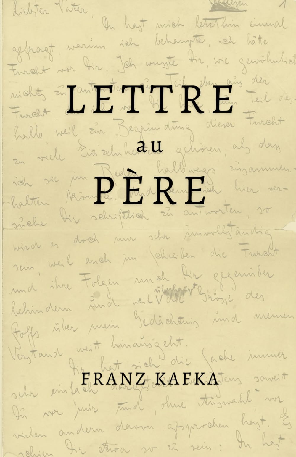 Lettre au Père: de Franz Kafka | Format Broché Essays & Short Stories