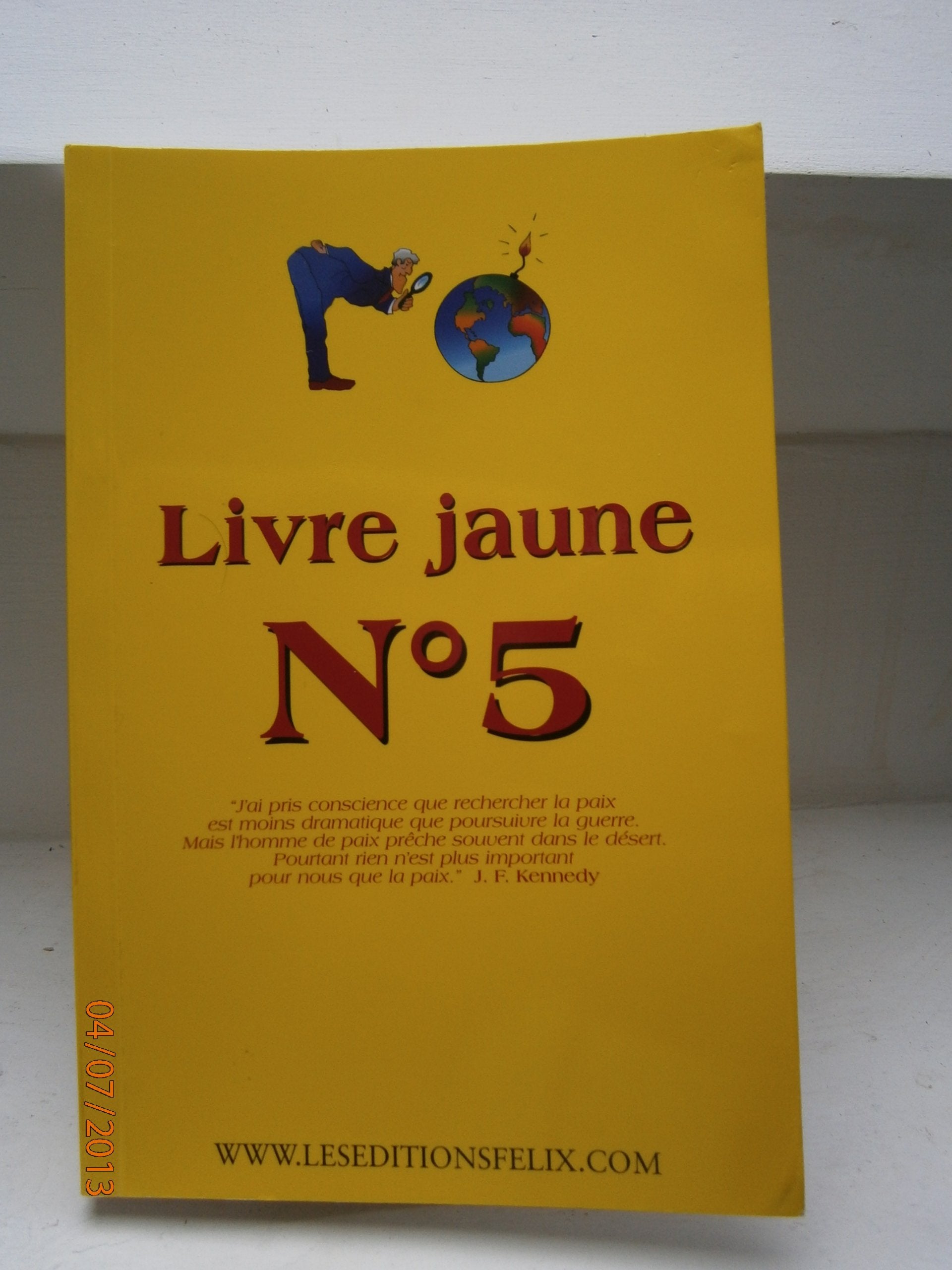 Livre jaune n° 5 book