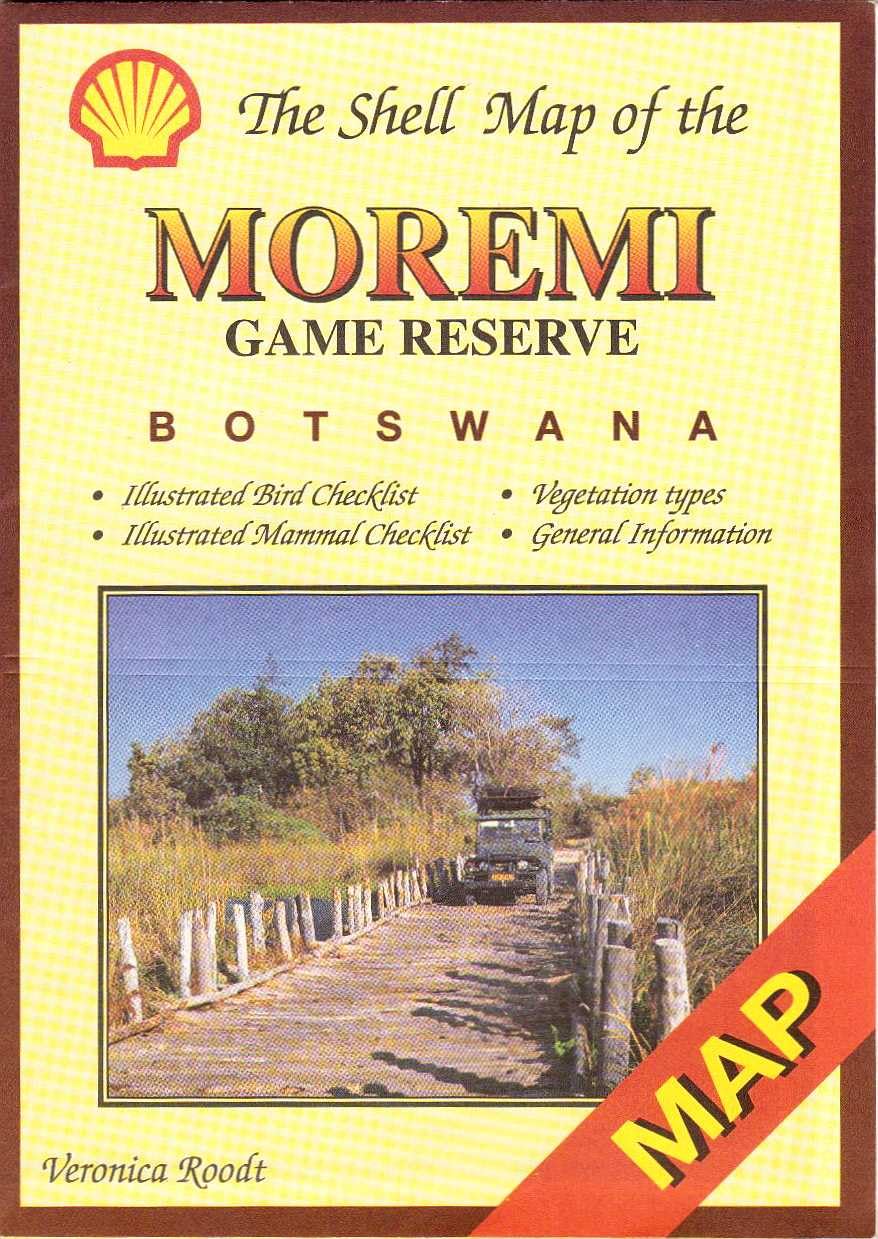 Shell tourist map of Moremi Game Reserve Maps & Plans