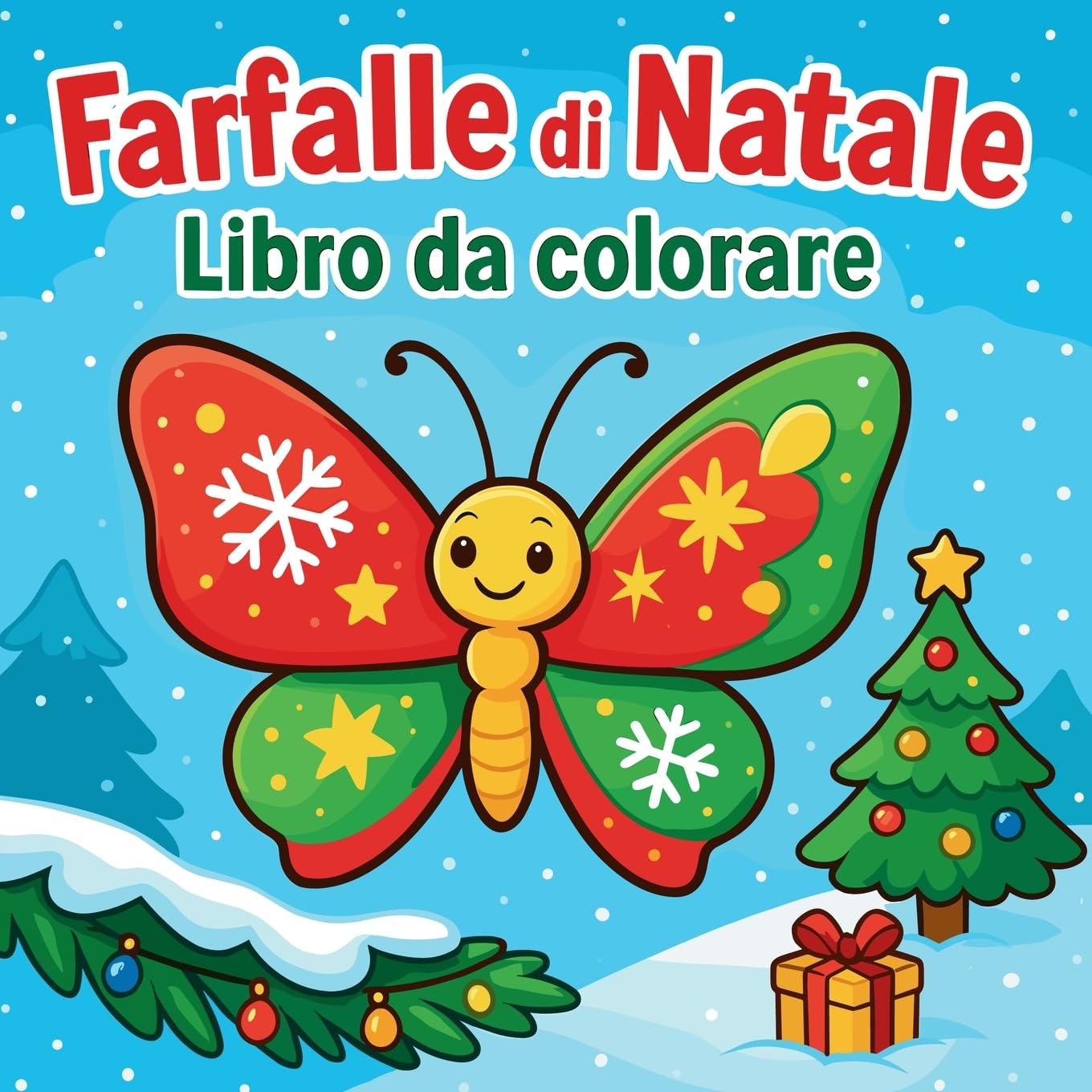 Farfalle di Natale - Libro da colorare Non-fiction