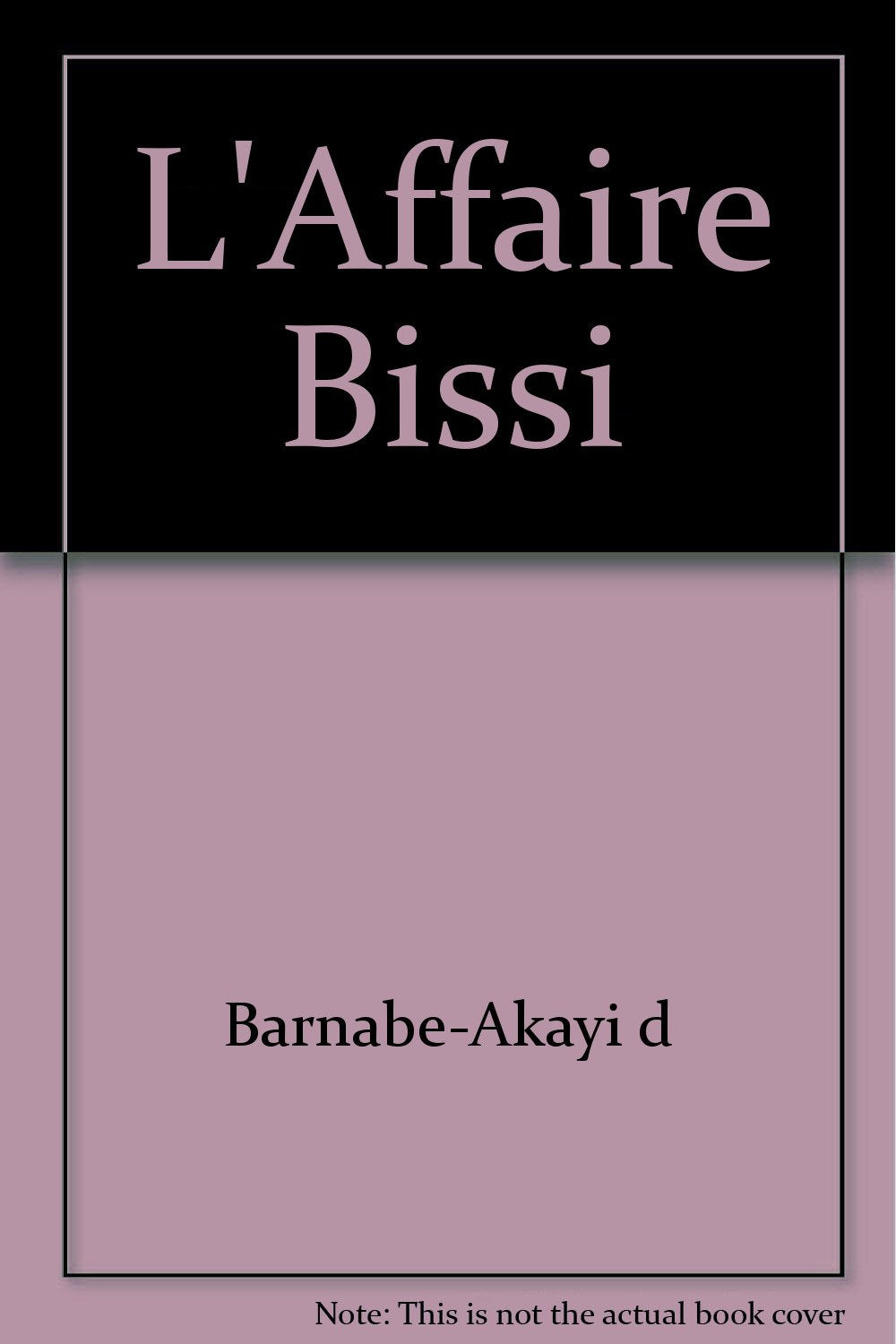 L'affaire Bissi: Il y a mieux que la neige... book
