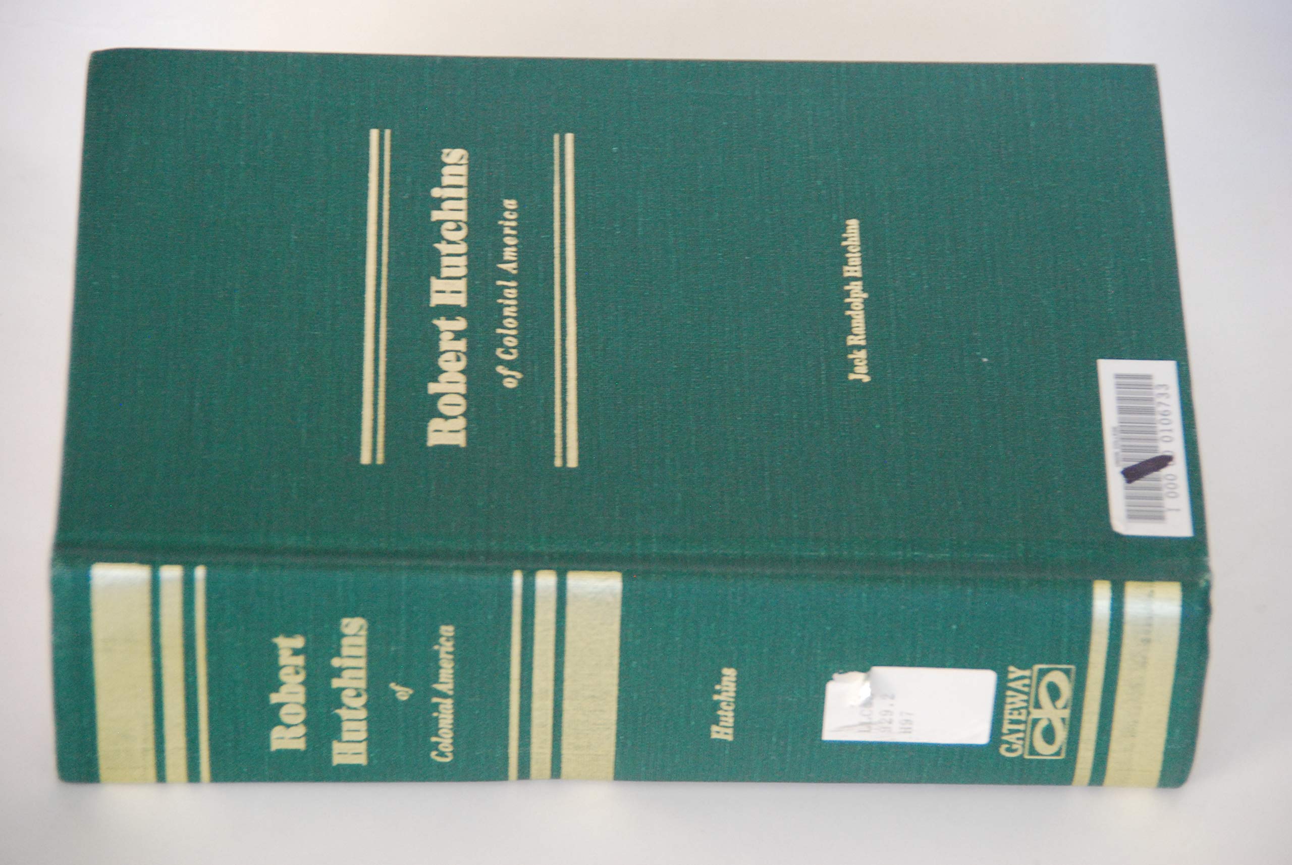 Robert Hutchins of Colonial America book