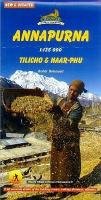 Annapurna: Tilicho & Naar-Phu 1 : 125 000: Detaillierte topografische Landkarte der Annapurna-Region (Nepal). Mit Trekkingrouten, Entfernungsangaben und Höhenlinien book