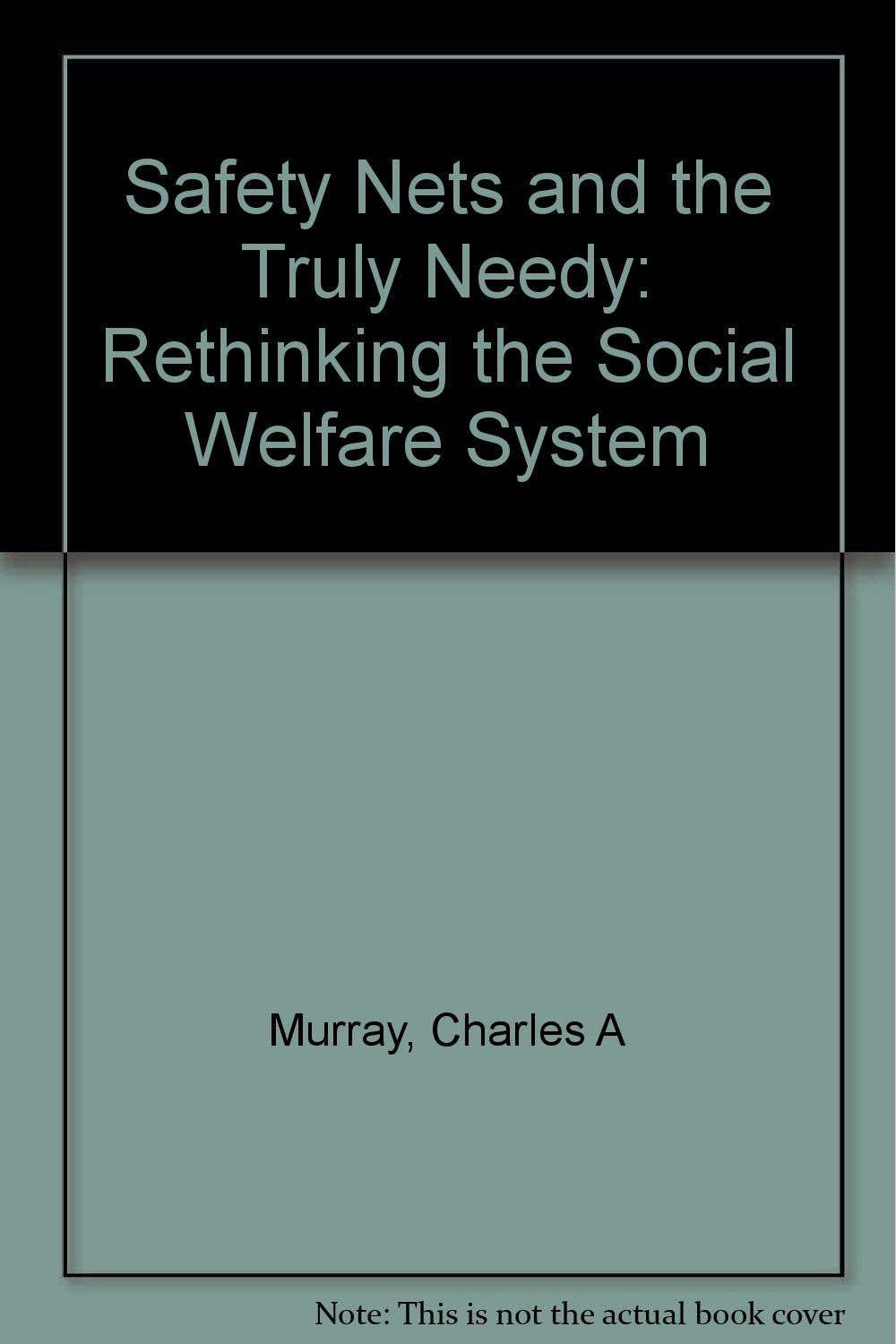Safety Nets and the Truly Needy: Rethinking the Social Welfare System book