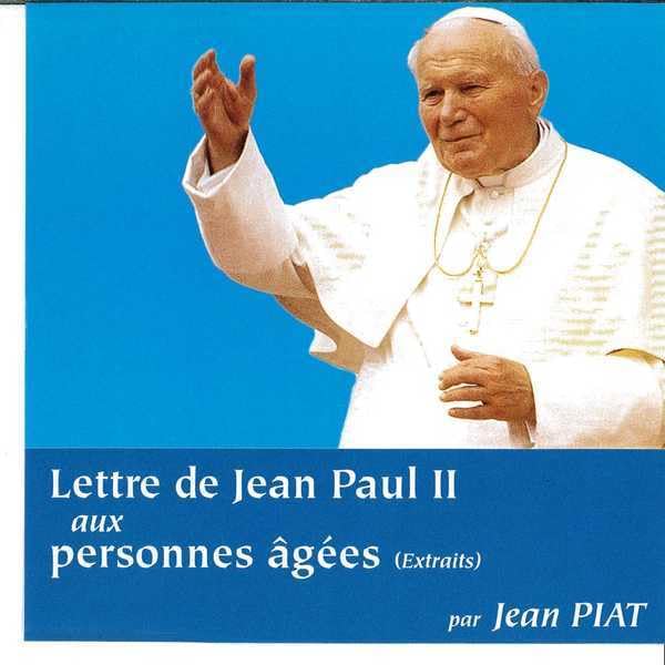 CD Lettre Jean Paul II aux personnes agées Books