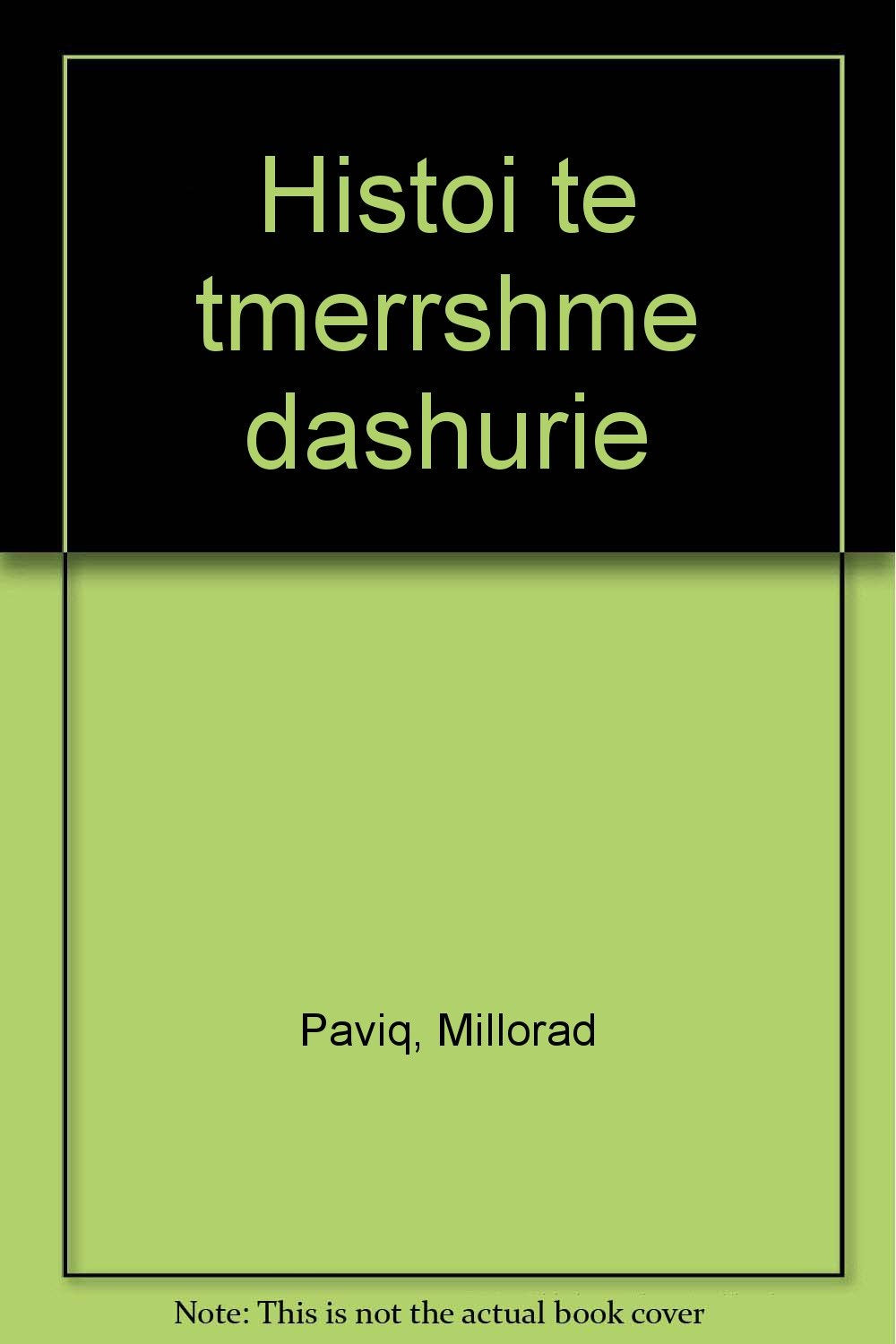 Histoi te tmerrshme dashurie Books