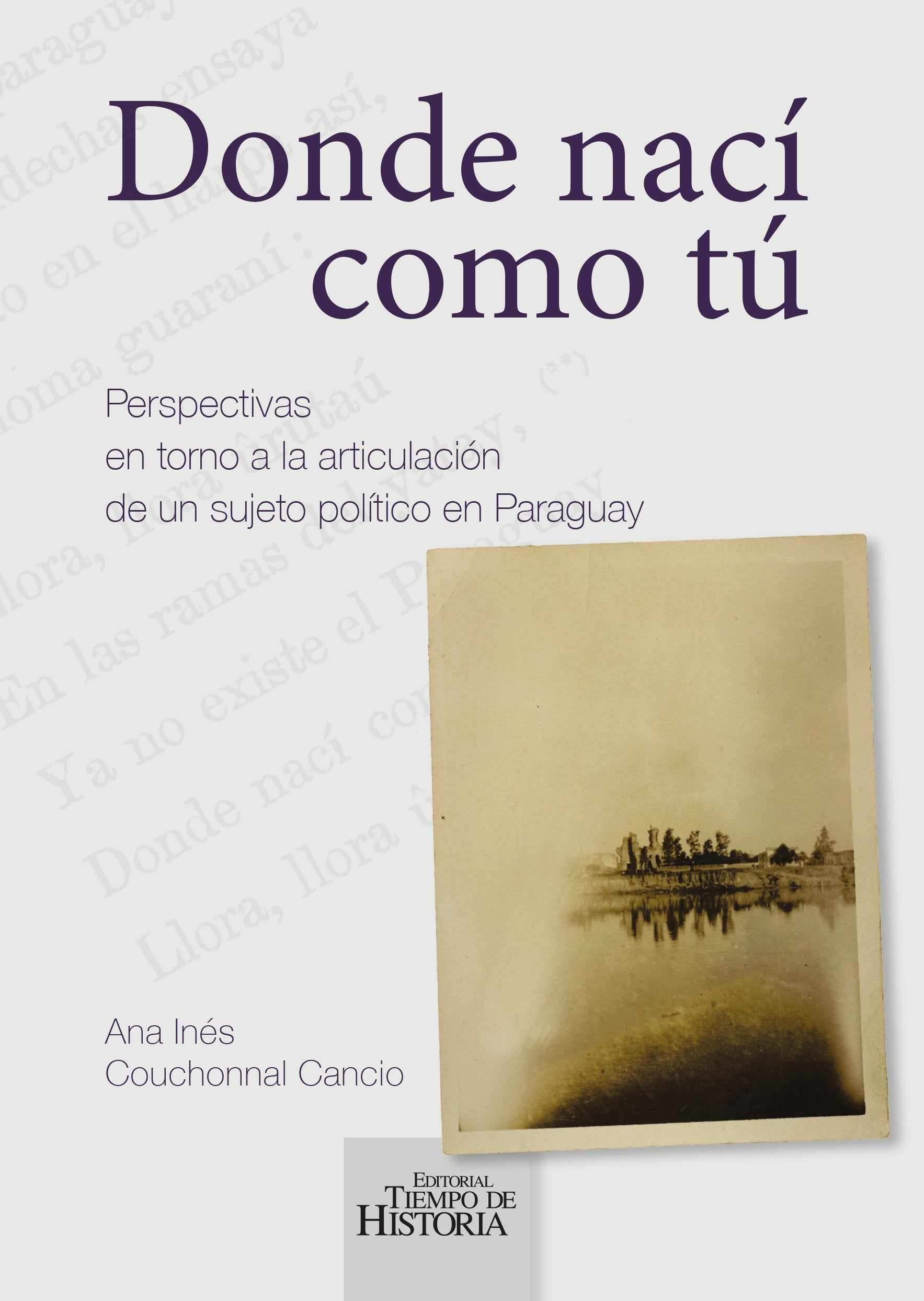 Donde nací como tu, Perspectivas en torno a la articulación de un sujeto político en Paraguay (Spanish Edition) Books